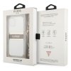 Guess GUHCP13SKC4GBGO iPhone 13 mini5,4 Transparent hardcase 4G Brown Strap Gold Chain