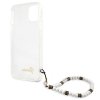 Guess GUHCP13SKPSWH iPhone 13 mini 5,4 Transparent hardcase White Pearl