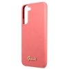 Guess GUHCS22MLSLMGFU S22+ S906fuksja/fuchsia hardcase Silicone Script Metal Logo