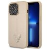 Guess GUHCP13LPSATLE iPhone 13 Pro/ 13 6,1 beżowy/beige hardcase SaffianoTriangle Logo