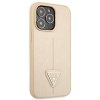 Guess GUHCP13LPSATLE iPhone 13 Pro/ 13 6,1 beżowy/beige hardcase SaffianoTriangle Logo