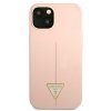 Guess GUHCP13MSLTGP iPhone 13 / 14 / 15 6.1 różowy/pink hardcase Silicone Triangle