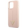 Guess GUHCP13LSLTGP iPhone 13 Pro / 13 6,1 różowy/pink hardcase Silicone Triangle
