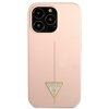 Guess GUHCP13XSLTGP iPhone 13 Pro Max 6,7 różowy/pink hardcase Silicone Triangle