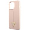Guess GUHCP13XSLTGP iPhone 13 Pro Max 6,7 różowy/pink hardcase Silicone Triangle