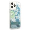 Guess GUHCP13LLFLSN iPhone 13 Pro / 13 6,1 zielony/green hardcase Flower Liquid Glitter