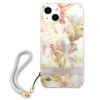Guess GUHCP13SHFLSU iPhone 13 mini 5,4 fioletowy/purple hardcase Flower Strap