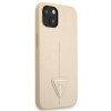 Guess GUHCP13SPSATLE iPhone 13 mini5,4 beżowy/beige hardcase SaffianoTriangle Logo
