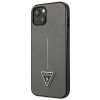 Guess GUHCP13SPSATLG iPhone 13 mini 5,4 srebrny/silver hardcase SaffianoTriangle Logo