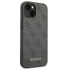 Guess GUHCP14SG4GFGR iPhone 14 / 15 / 13 6.1 szary/grey hard case 4G Metal Gold Logo