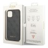 Guess GUHCP14SG4GFGR iPhone 14 / 15 / 136.1 szary/grey hard case 4G Metal Gold Logo