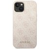 Guess GUHCP14MG4GFPI iPhone 14 Plus / 15 Plus 6.7 różowy/pink hard case 4G Metal Gold Logo