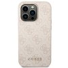 Guess GUHCP14LG4GFPI iPhone 14 Pro6,1 różowy/pink hard case 4G Metal Gold Logo