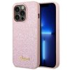 Guess GUHCP14XHGGSHP iPhone 14 Pro Max6,7 różowy/pink hard case Glitter Script