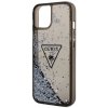Guess GUHCP14MLFCTPK iPhone 14 Plus/ 15 Plus 6.7 czarny/black hardcase Liquid Glitter Palm Collection