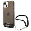 Guess GUHCP14SHGCOHK iPhone 14 / 15 / 13 6.1 czarny/black hardcase Translucent Pearl Strap
