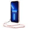 Guess GUHCP14LHGCOHP iPhone 14 Pro 6,1 różowy/pink hardcase Translucent Pearl Strap