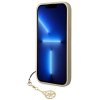 Guess GUHCP14LGF4GBR iPhone 14 Pro 6,1 brązowy/brown hardcase 4G Charms Collection
