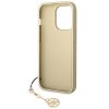 Guess GUHCP14LGF4GBR iPhone 14 Pro 6,1 brązowy/brown hardcase 4G Charms Collection
