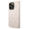 Guess GUBKP14XHG4SHP iPhone 14 Pro Max6,7 różowy/pink book 4G Vintage Gold Logo