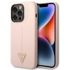 Guess GUHCP14LSLTGP iPhone 14 Pro 6,1 różowy/pink hardcase Silicone Triangle
