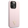 Guess GUHCP14LSLTGU iPhone 14 Pro 6,1 fioletowy/purple hardcase Silicone Triangle
