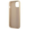 Guess GUHCP14MPSATLE iPhone 14 Plus / 15 Plus 6.7 beżowy/beige hardcase SaffianoTriangle Logo