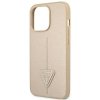 Guess GUHCP14LPSATLE iPhone 14 Pro 6,1 beżowy/beige hardcase SaffianoTriangle Logo