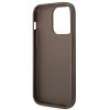 Guess GUHCP14XG4GLBR iPhone 14 Pro Max6,7 brązowy/brown hard case 4G Stripe Collection