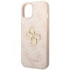 Guess GUHCP14S4GMGPI iPhone 14 / 15 / 136.1 różowy/pink hardcase 4G Big Metal Logo