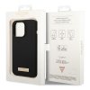 Guess GUHMP14XSBPLK iPhone 14 Pro Max 6,7 czarny/black hard case Silicone Logo Plate MagSafe