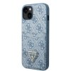 Guess GUHCP13SP4TPB iPhone 13 mini 5,4niebieski/blue hardcase 4G Triangle Logo Cardslot