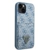 Guess GUHCP13SP4TPB iPhone 13 mini 5,4niebieski/blue hardcase 4G Triangle Logo Cardslot