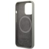 Guess GUHMP13XSPLG iPhone 13 Pro Max 6,7 szary/grey hard case Silicone Logo Plate MagSafe