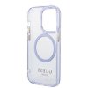 Guess GUHMP14LHTCMU iPhone 14 Pro 6.1 purpurowy/purple hard case Gold Outline Translucent MagSafe