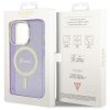 Guess GUHMP14LHCMCGU iPhone 14 Pro 6.1 purpurowy/purple hardcase Glitter Gold MagSafe