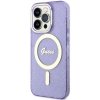 Guess GUHMP14XHCMCGU iPhone 14 Pro Max6.7 purpurowy/purple hardcase Glitter Gold MagSafe