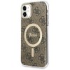 Guess GUHMN61H4STW iPhone 11 6.1 brązowy/brown hardcase 4G MagSafe