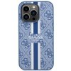 Guess GUHMP14LP4RPSB iPhone 14 Pro 6.1 niebieski/blue hardcase 4G Printed Stripes MagSafe