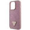 Guess GUHCP14LHDGTPP iPhone 14 Pro 6.1 różowy/pink hardcase Rhinestone Triangle
