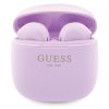 Guess słuchawki Bluetooth GUTWST26PSUTWS + stacja dokująca fioletowy/purple Classic EST Logo
