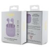 Guess słuchawki Bluetooth GUTWST26PSUTWS + stacja dokująca fioletowy/purple Classic EST Logo