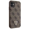 Guess GUHCN61P4TDSCPW iPhone 11 / Xr 6.1 brązowy/brown hardcase Crossbody 4G Metal Logo