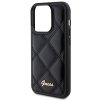 Guess GUHCP15LPSQSQSK iPhone 15 Pro 6.1 czarny/black hardcase Quilted Metal Logo