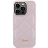 Guess GUHCP15XPSQSQSP iPhone 15 Pro Max 6.7 różowy/pink hardcase Quilted Metal Logo