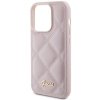 Guess GUHCP15XPSQSQSP iPhone 15 Pro Max 6.7 różowy/pink hardcase Quilted Metal Logo