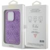 Guess GUHCP15XP4EPMU iPhone 15 Pro Max 6.7 fioletowy/light purple hardcase Leather 4G Stamped
