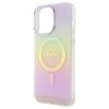Guess GUHMP15LHITSP iPhone 15 Pro 6.1 różowy/pink hardcase IML Iridescent MagSafe