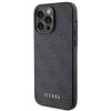 Guess GUHCP15XG4GFGR iPhone 15 Pro Max 6.7 szary/grey hard case 4G Metal Gold Logo