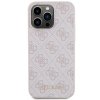 Guess GUHCP15XG4GFPI iPhone 15 Pro Max 6.7 różowy/pink hard case 4G Metal Gold Logo